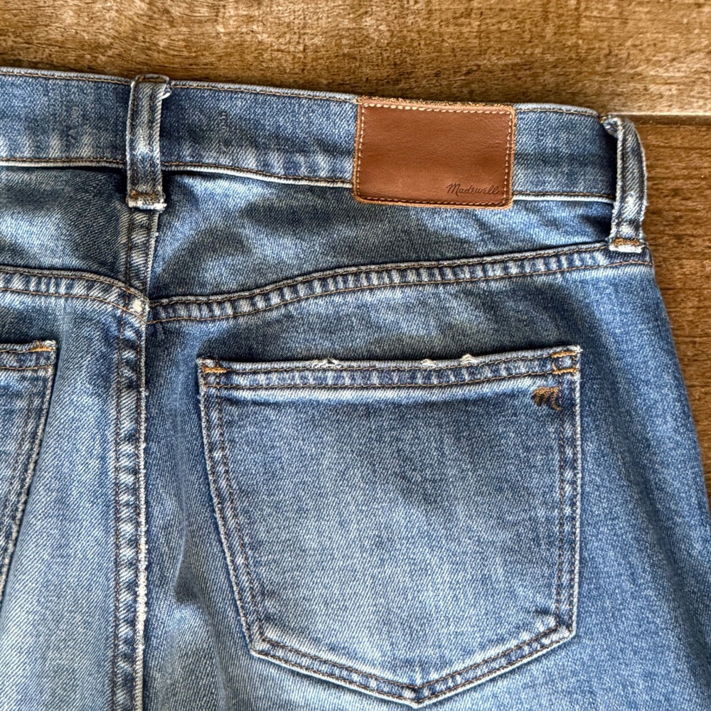 Madewell Women's The Slim Walton Wash Boyjean, Indigo Blue,25 - Picture 8 of 13